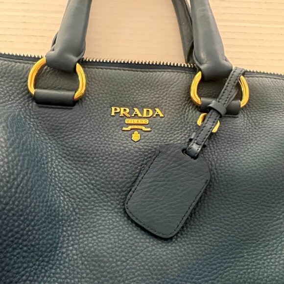 Prada Blue Saffano Cuir Baltico bag - Picture 8 of 11